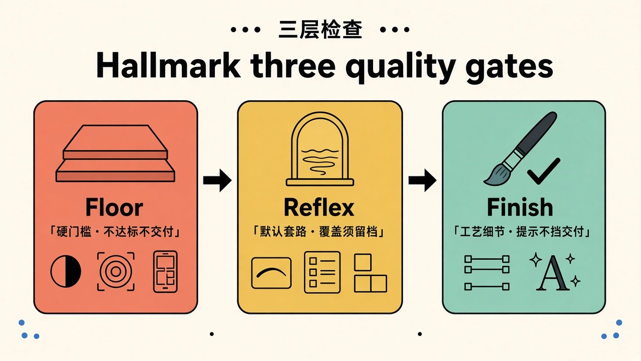 Hallmark 使用教程:给 Claude Code / Cursor 装上反 AI 模板味的设计技能 Hallmark 使用教程:给 Claude Code / Cursor 装上反 AI 模板味的设计技能